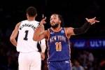 NBA杯决赛后再战！马刺VS尼克斯首发：文班、布伦森各自领衔出战